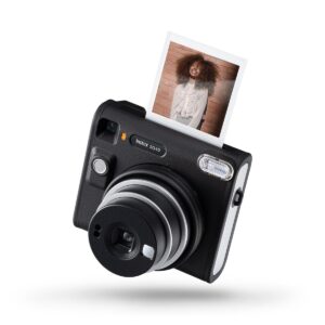 Instax SQ40 classic black instant camera at Delhi Electronics.