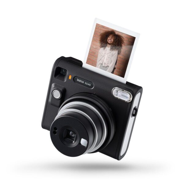 Instax SQ40 classic black instant camera at Delhi Electronics.