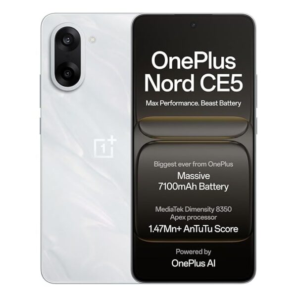 OnePlus Nord CE 5 massive 7100mAh battery charging test.